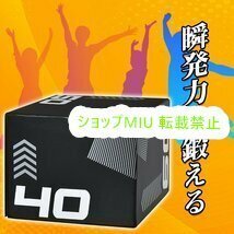 ソフト ボックス 体幹 トレーニング 昇降台 3in1 ステップ台 プライオボックス 跳び箱 プライオメトリクス 40×50×60cm ジャンプ台