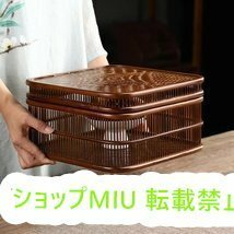 収納バッグ★2色選択可 手作り天然素材竹のバスケット