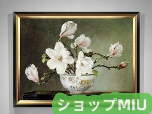 60*40cm 強くお勧め★ 絵画 『花』 油絵 油彩