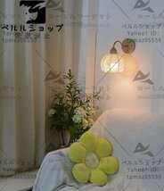 「室内芸術」 天井照明　壁掛けライト　寝室　リビング　書斎　LED 藤編み シンプル インテリア_画像5