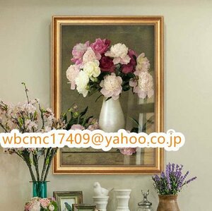 Art hand Auction Oil painting, beautiful oil painting, painting Flowers, Painting, Oil painting, Still life