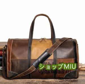 新入荷◆ボストンバッグ メンズ 本革 出張 レザーバッグ 斜めがけ 旅行 ゴルフバッグトラベルバッグ おしゃれ シンプル