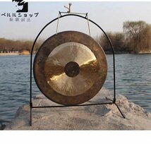 銅鑼 銅ゴング 伝統の銅ら ドラ 銅ら 60cm アラームドラ 音色が純粋 音大きい 5kg ドラ棚なし_画像1