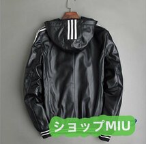 防風防寒 上級羊革使用 本革レザージャケット 大人の格調 秋冬 ライダース 人気美品★シープスキン ブルゾン バイクジャケット_画像2