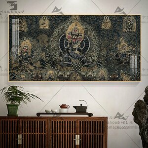 Art hand Auction Great Great Vajra Decorative Painting Hanging Painting Buddha Hall Reception Room Study Room Buddha Wall Painting 80*40CM, artwork, painting, others