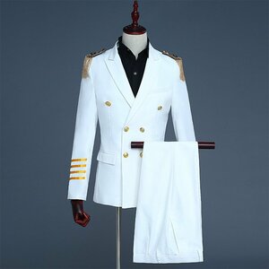  new arrival fine quality 2 point set white ( white ) cosplay 3 color. development suit men's suit set tuxedo outer garment trousers . сolor selection possible 