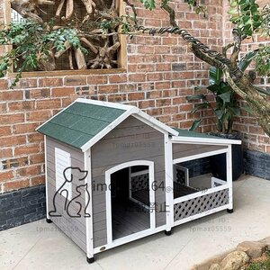  собачья конура собака house уличный для средних собак наружный для двор теплоизоляция защищающий от холода "дышит" 148*100*86cm наружный из дерева собака .