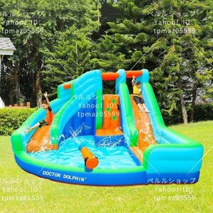 [.. both for / ventilator attaching ] pool playground equipment trampoline slide slipping pcs large playground equipment air playground equipment birthday outdoor Kids child interior / outdoors 