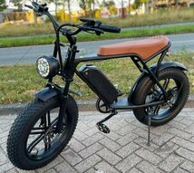 高品質 大人用電動自転車 ワイドホイール付き1000W 48V 15ah容量のリチウム電池，7シマノ速度_画像1