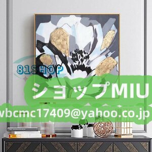 Art hand Auction Коридор Фреска E Очень хорошее состояние★ Картина маслом Входное украшение Чистая ручная роспись Картина Цветы Гостиная Настенная роспись, рисование, картина маслом, абстрактная живопись