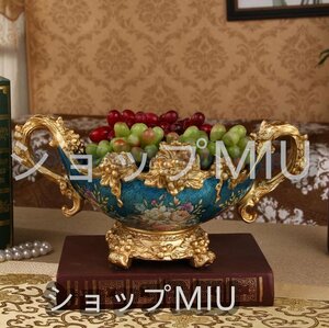 人気美品 高級果物皿　盛り皿 お菓子皿、フルーツプレート、花柄豪華～果物カゴ お菓子鉢