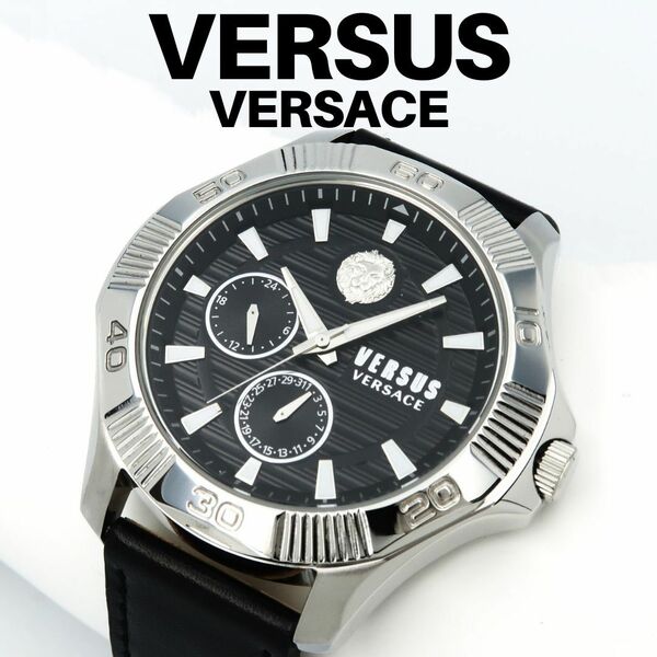 VERSUS VERSACE　ヴェルサーチ 腕時計 銀×黒　VSPZT1021　ヴェルサス