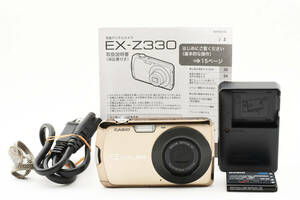 【完動美品】 カシオ CASIO EX-Z330 ゴールド