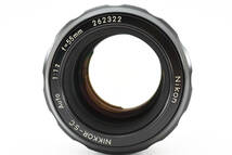 【完動美品】人気の単焦点 ニコン Nikon AUTO NIKKOR-S.C 55mm f1.2 _画像2