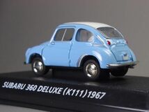 コナミ 絶版名車コレクション スバル360 デラックス (K111) ライトブルー 1967_画像6