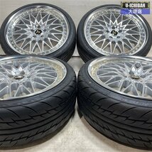 良品 クラウン マークX等 ワーク VS XV 8.5-20+40 9-20+46 5H114.3 海外タイヤ 225/35R20 20インチ 4本 ※ビッグキャリパー除く 002R_画像6