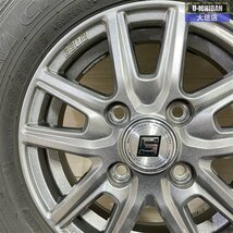 溝有 ミニキャブ 軽トラ N VAN等 ザイン 3.5-12+45 4H100 グッドイヤー アイスカーゴ 145/80R12 80/78N LT 12インチ スタッドレス 002R_画像3