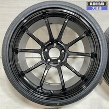 超極上 GRカローラ ランエボX 軽量 アドバンレーシング RZ-DF2 10-19+35 5H114.3 ヨコハマ アドバン 255/30R19 19インチ 4本002R_画像2