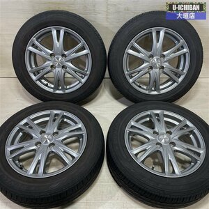 安い ヤリス アクア スイフト スペイド フィット 等 エクシーダ 5.5-15+43 4H100 ダンロップ EC202L 175/65R15 15インチ 4本セット 002R