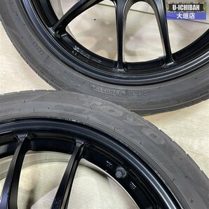 ND ロードスター アクア ノート フィールダー等 エンケイ PF01 7-17+45 4H100 ブラック トーヨー プロクセス CF2 205/45R17 17インチ 002Rの画像8