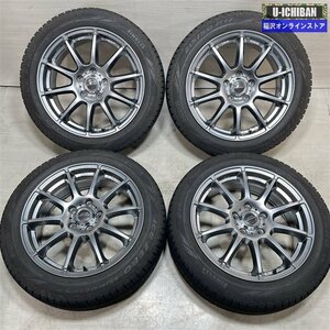 レヴォーグ アクセラ 等 シュナイダー 7-17+53 5H114.3 ピレリ アイスアシンメトリコ 215/50R17 17インチ スタッドレス 4本セット 009