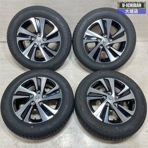 5穴 GB5～8 ホンダ フリード 純正 5.5-15+49 5H114.3 2021年製 溝あり ダンロップ RV505 185/65R15 15インチ 4本セット 002R