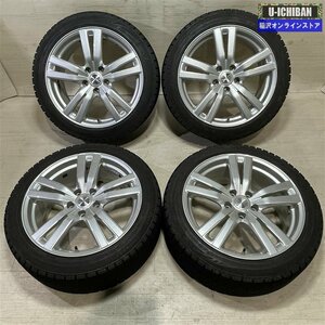 クラウン 等 DUFACT 8-18+42 5H114.3 ブリヂストン VRX 225/45R18 18インチ スタッドレス 4本セット 009