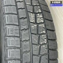 80系 ノア ヴォクシー エスクァイア 等 ユーロスピード 6-15+50 5H114.3 ダンロップ WM01 195/65R15 15インチ スタッドレス 4本セット 009k_画像10