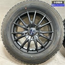 ヴェゼル オデッセイ 等 VELVA 6.5-16+53 5H114.3 ダンロップ WM01 215/60R16 16インチ スタッドレス 4本セット 009k_画像2