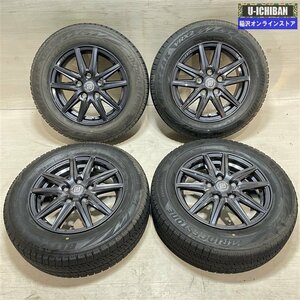 80系 ノア ヴォクシー 等 ザイン 6-15+53 5H114.3 2021年製 ブリヂストン VRX2 195/65R15 15インチ スタッドレス 4本セット 009k