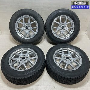 フォレスター 等 FENCER 6.5-16+48 5H100 ダンロップ WM01 215/65R16 16インチ スタッドレス 4本セット 009kの画像1