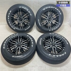 美品 ハイエース ロクサーニ バトルシップ 6.5-16+38 6H139.7 おまけ グッドイヤー ナスカー 215/65R16 109/107 16インチ 002R