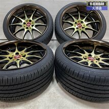 深リム 鬼リム WORK XSA03C 8.5J +23 9J +15 4H100 トーヨー 205/40R17 215/40R17 2022年製 17インチ 4本 カスタムカー 等 002R_画像6