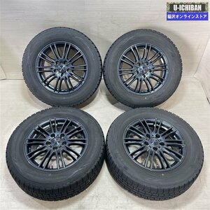 アルファード カローラクロス 等 VELVA 6.5-16+38 5H114.3 ダンロップ WM01 215/65R16 16インチ スタッドレス 4本セット 009k