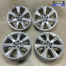 良品 ベンツ W219 CLS 純正 8.5-18+28 9.5-18+33 5H112 18インチ ホイール 4本セット 002R_画像1