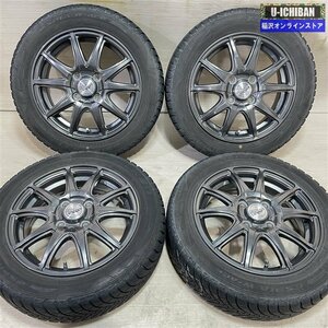 軽 軽自動車 タント Ｎ-BOX 等 ファイナルスピード 4.5-14+45 4H100 ファルケン W-ACE 155/65R14 14インチ スタッドレス 4本セット 009