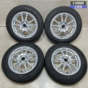 溝有 ヤリス アクア スイフト スペイド エコフォルム 5.5-15+45 4H100 ダンロップ WM02 175/65R15 15インチ スタッドレス 4本セット 002R