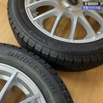 2018年製 スタッドレス 165/55R15 75Q BS VRX2 & トップラン 15インチ 4.5J +48 4H 100 4本 ek カスタム スペース クロス デイズ 等 004_画像7