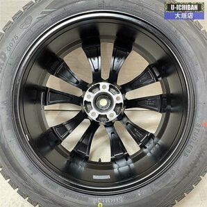 美品 溝有 A10/H10系 レクサスRX ヨコハマ G075 235/55R20 20インチ スタッドレス weds レオニス VR 8.5-20+35 5H114.3 ボルト付 002Rの画像6