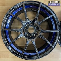 ウェッズスポーツ SA-10R 18インチ 7.5J +45 5H 114.3 4本 C-HR エスティマ ノア VOXY シルビア アクセラ WRX S4 レヴォーグ 等 004_画像4