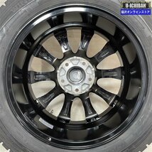 セレナ 等 アクセルフォー 6.5-16+47 5H114.3 ダンロップ WM01 195/60R16 16インチ スタッドレス 4本セット 009k_画像7