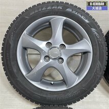 軽 軽自動車 N-BOX スペーシア 等 TOPRUN 4.5-14+45 4H100 2021年製 ブリヂストン VRX3 155/65R14 14インチ スタッドレス 4本セット 002R_画像2