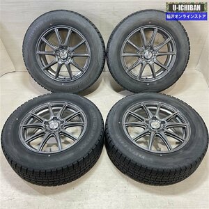 CX-5 CX-8 T32エクストレイル 等 ファイナルスピード 7-17+48 5H114.3 ダンロップ WM02 225/65R17 17インチ スタッドレス 4本セット 009k