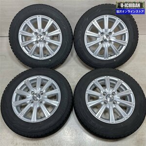 アクア スペイド マーチ ヴィッツ 等 ジョーカー 5.5-14+45 4H100 2021年製 ヨコハマ IG60 165/70R14 14インチ スタッドレス 4本セット 009