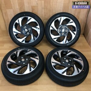 新車外し スズキ スペーシアカスタム 純正 15インチ 4.5J +45 4H 100 & 2024年 ヨコハマ ES32 165/55R15 75V スペーシアギア/ベース等 004