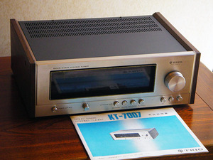 ★【中古動作品】TRIO / トリオ：AM/FM ステレオチューナー KT-7007：取扱説明書 付属 ★