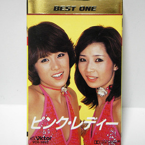 ♪【中古カセットテープ】ピンク・レディー：BEST ONE / 全曲集：サウスポー・ウォンテッド・UFO・モンスター・透明人間・S.O.S 他 ♪