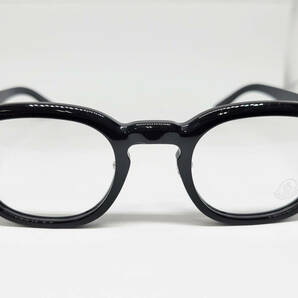 値下 MONCLER モンクレール 正規品 眼鏡フレーム ML5184D-001 ブラック 黒縁 ダウンケース付 ウェリントン 新品 太縁の画像2