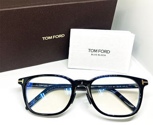 TOM FORD regular goods blue light cut attaching BLUE BLOCK glasses frame no lenses fashionable eyeglasses FT5860-001DB black black . Tom Ford 