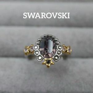 【匿名配送】SWAROVSKI スワロフスキー 指輪 10.5号 ピンク